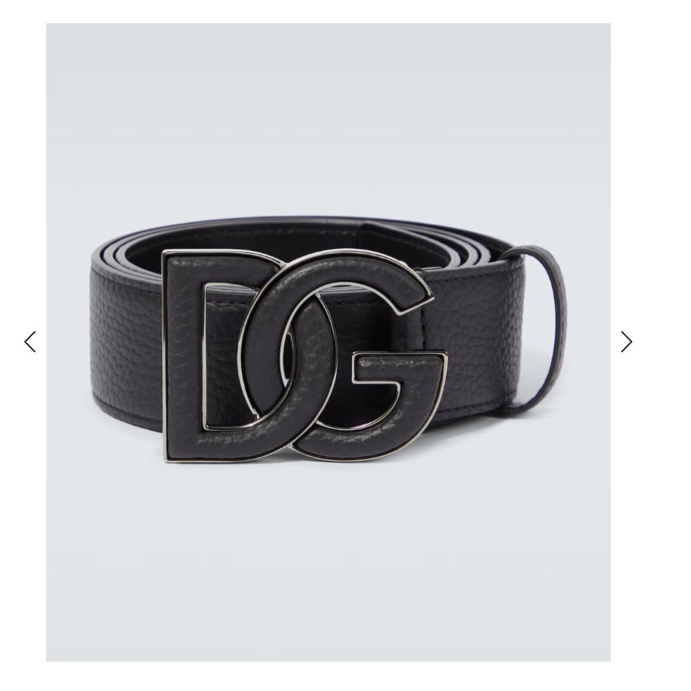 Dolce&Gabbana DG leather belt